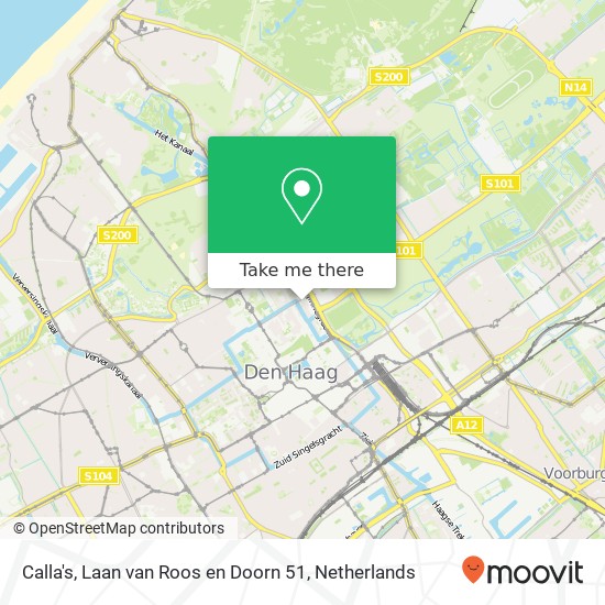 Calla's, Laan van Roos en Doorn 51 map