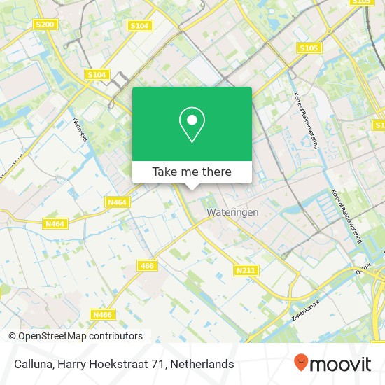 Calluna, Harry Hoekstraat 71 Karte