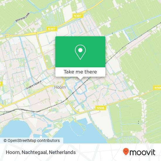 Hoorn, Nachtegaal Karte