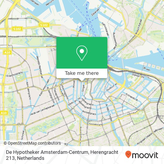 De Hypotheker Amsterdam-Centrum, Herengracht 213 map