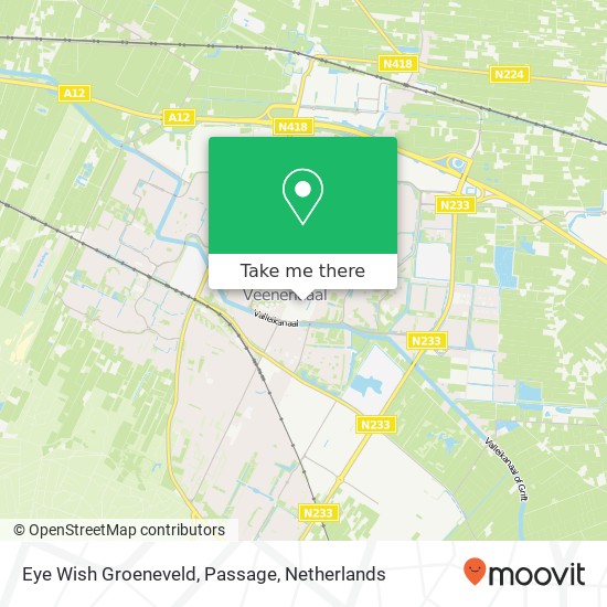 Eye Wish Groeneveld, Passage map