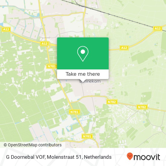 G Doornebal VOF, Molenstraat 51 Karte