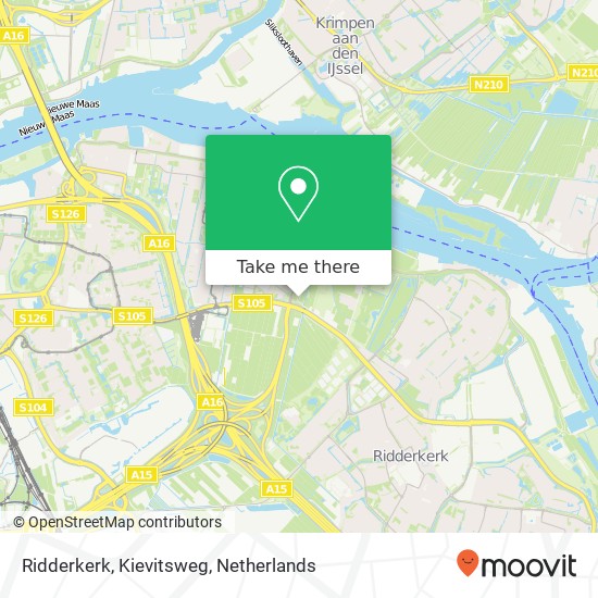 Ridderkerk, Kievitsweg map