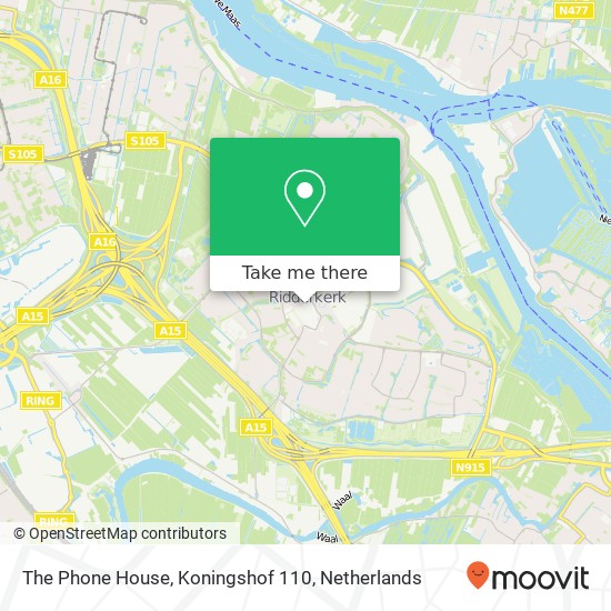 The Phone House, Koningshof 110 Karte