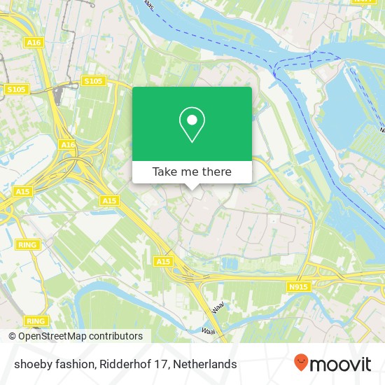 shoeby fashion, Ridderhof 17 map