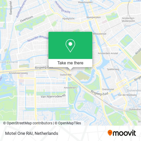 Motel One RAI map