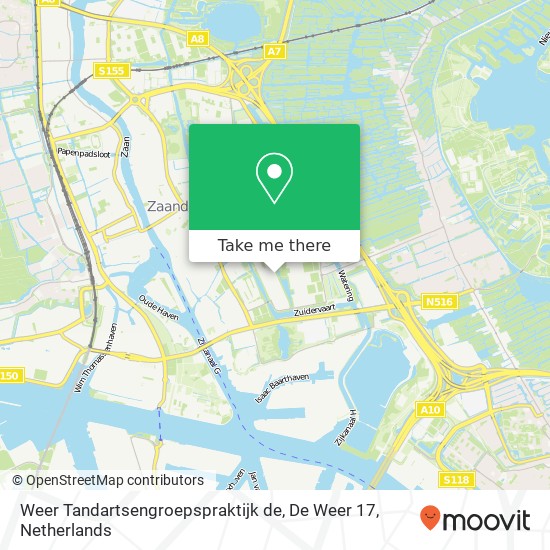 Weer Tandartsengroepspraktijk de, De Weer 17 map