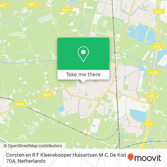 Corsten en R F Kleerekooper Huisartsen M C, De Kist 70A map