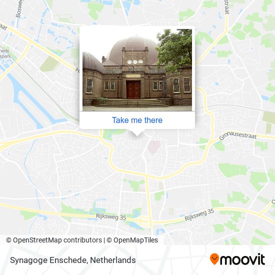 Synagoge Enschede map