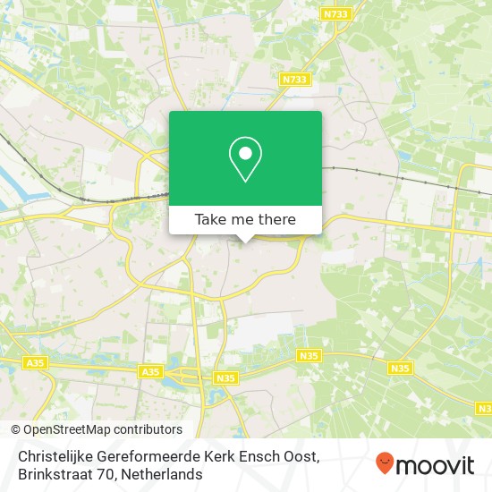 Christelijke Gereformeerde Kerk Ensch Oost, Brinkstraat 70 map