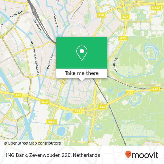 ING Bank, Zevenwouden 220 map