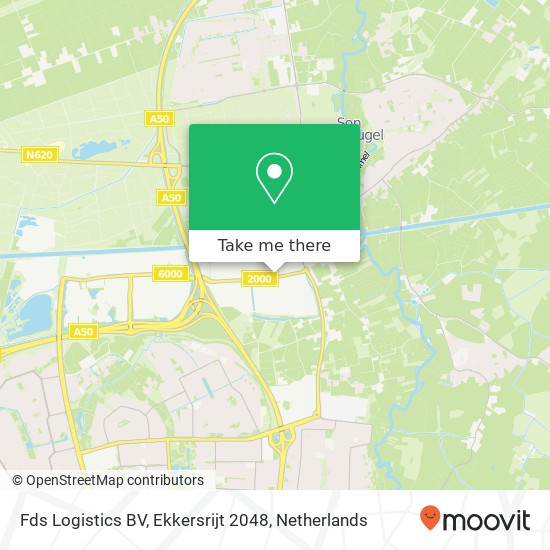 Fds Logistics BV, Ekkersrijt 2048 map