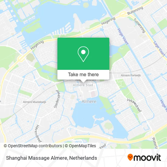 Shanghai Massage Almere map