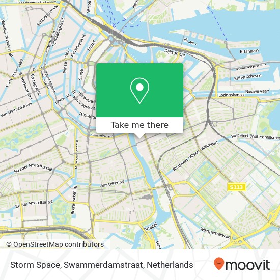 Storm Space, Swammerdamstraat map