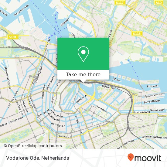 Vodafone Ode map