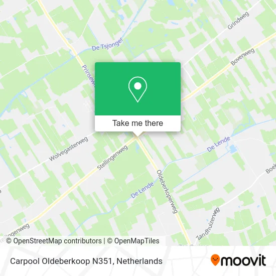 Carpool Oldeberkoop N351 map
