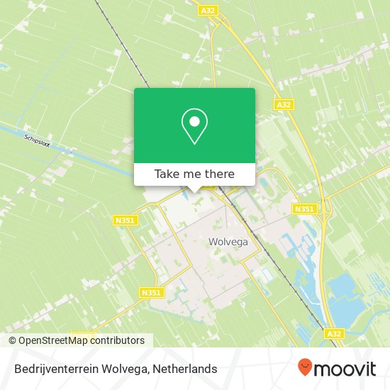 Bedrijventerrein Wolvega map