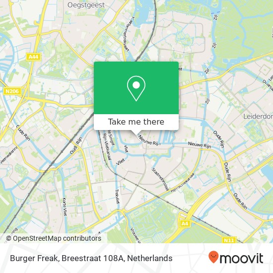 Burger Freak, Breestraat 108A map