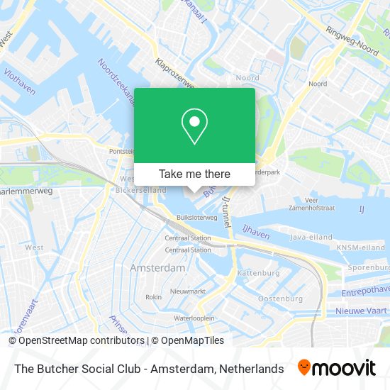 The Butcher Social Club - Amsterdam map