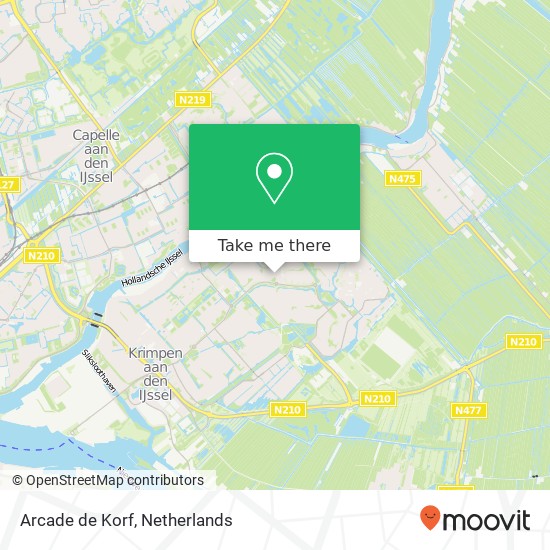 Arcade de Korf map