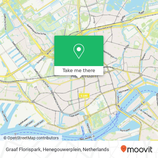 Graaf Florispark, Henegouwerplein map