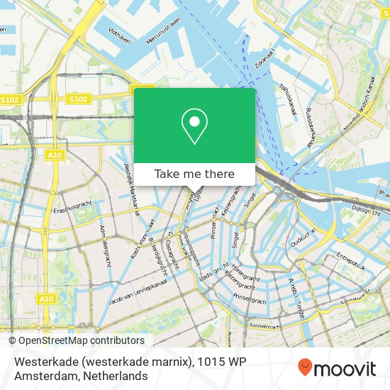 Westerkade (westerkade marnix), 1015 WP Amsterdam map