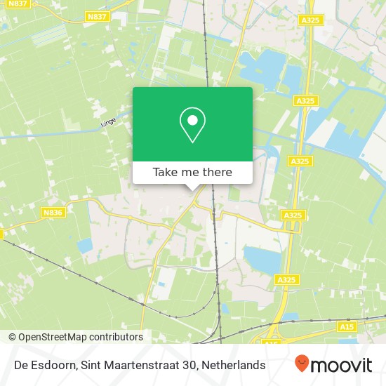 De Esdoorn, Sint Maartenstraat 30 map