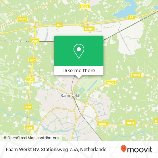 Faam Werkt BV, Stationsweg 75A map