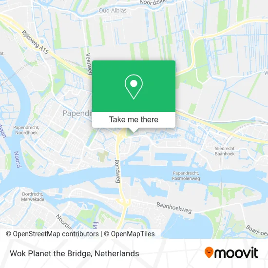 Wok Planet the Bridge map