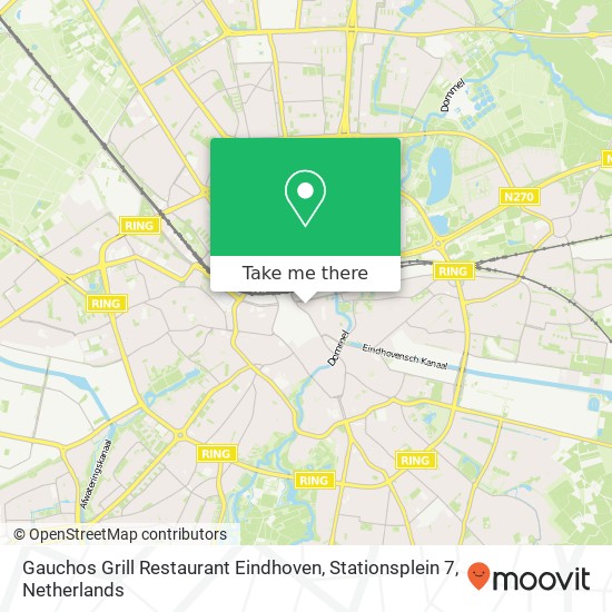 Gauchos Grill Restaurant Eindhoven, Stationsplein 7 map