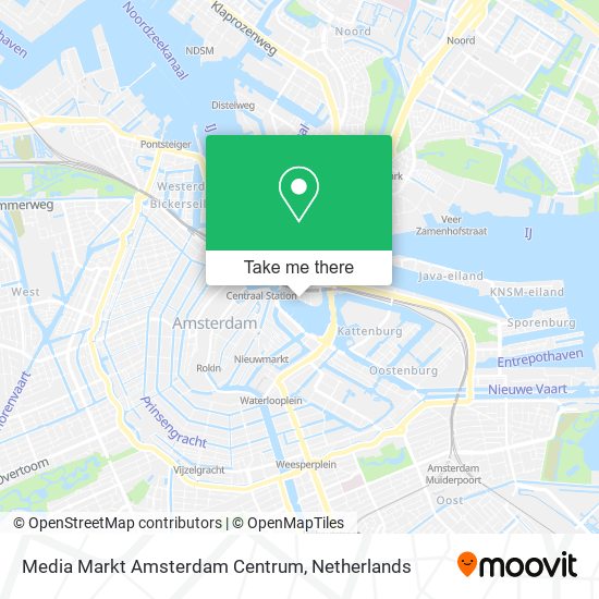 Media Markt Amsterdam Centrum map
