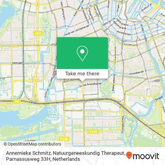 Annemieke Schmitz, Natuurgeneeskundig Therapeut, Parnassusweg 33H map