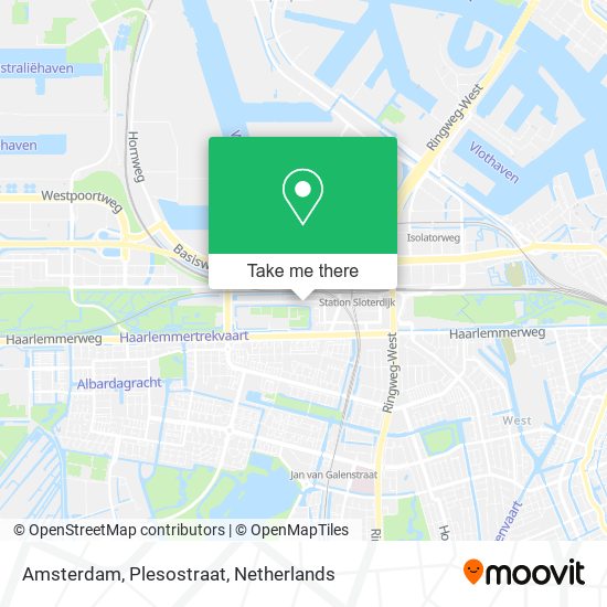 Amsterdam, Plesostraat map