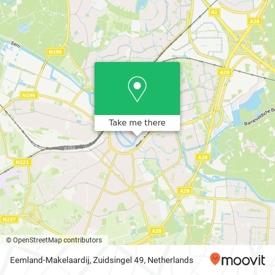 Eemland-Makelaardij, Zuidsingel 49 map