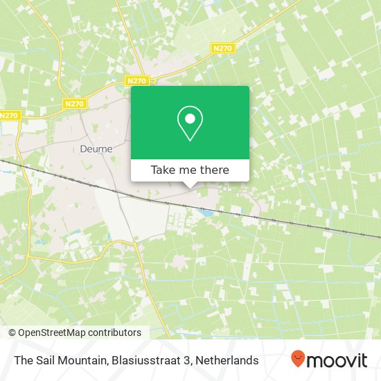 The Sail Mountain, Blasiusstraat 3 map