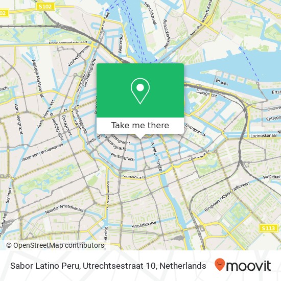 Sabor Latino Peru, Utrechtsestraat 10 Karte