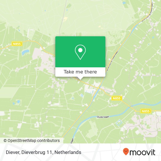 Diever, Dieverbrug 11 map