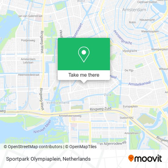 Sportpark Olympiaplein map