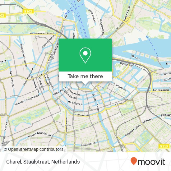 Charel, Staalstraat map