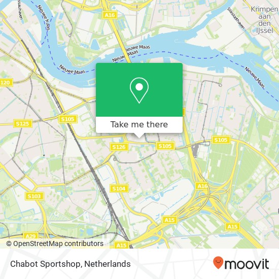 Chabot Sportshop, Keizerswaard 91 map