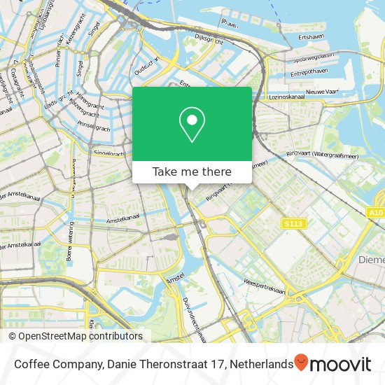 Coffee Company, Danie Theronstraat 17 Karte