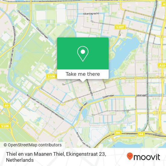 Thiel en van Maanen Thiel, Ekingenstraat 23 map