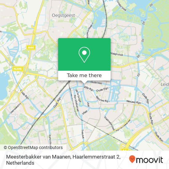 Meesterbakker van Maanen, Haarlemmerstraat 2 map