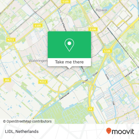LIDL, Parijsplein 3 map