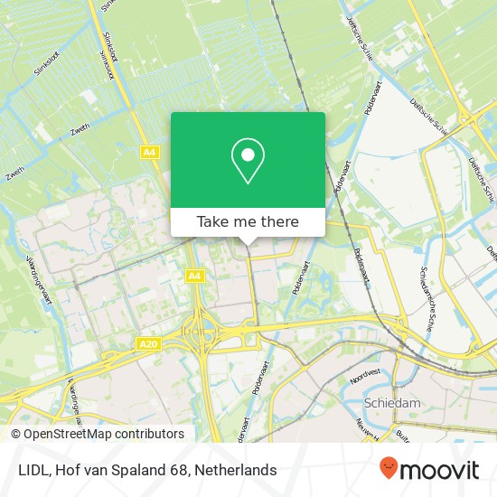 LIDL, Hof van Spaland 68 map