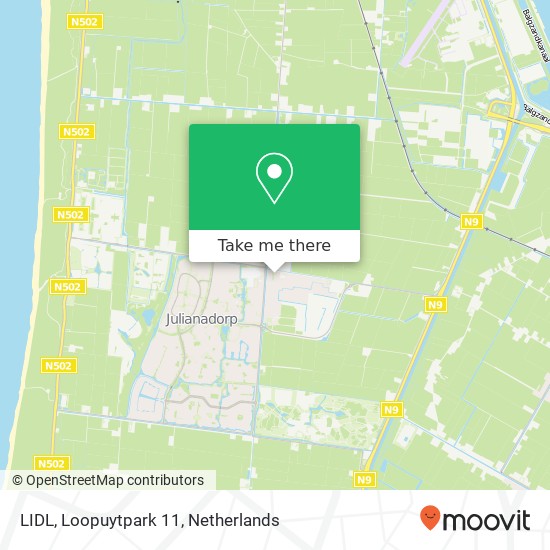 LIDL, Loopuytpark 11 map