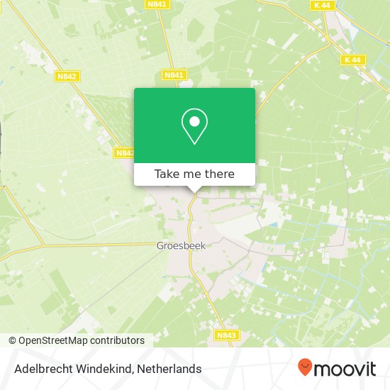 Adelbrecht Windekind, Molenweg 17 map