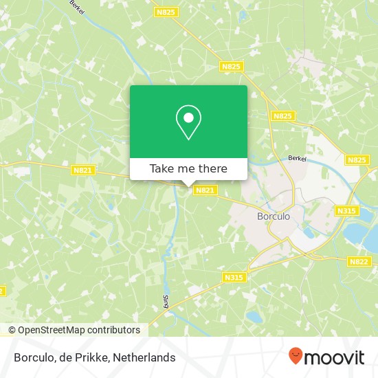 Borculo, de Prikke map