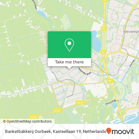 Banketbakkerij Oorbeek, Kasteellaan 19 Karte