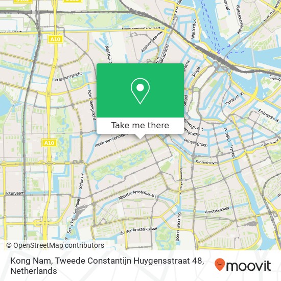 Kong Nam, Tweede Constantijn Huygensstraat 48 Karte